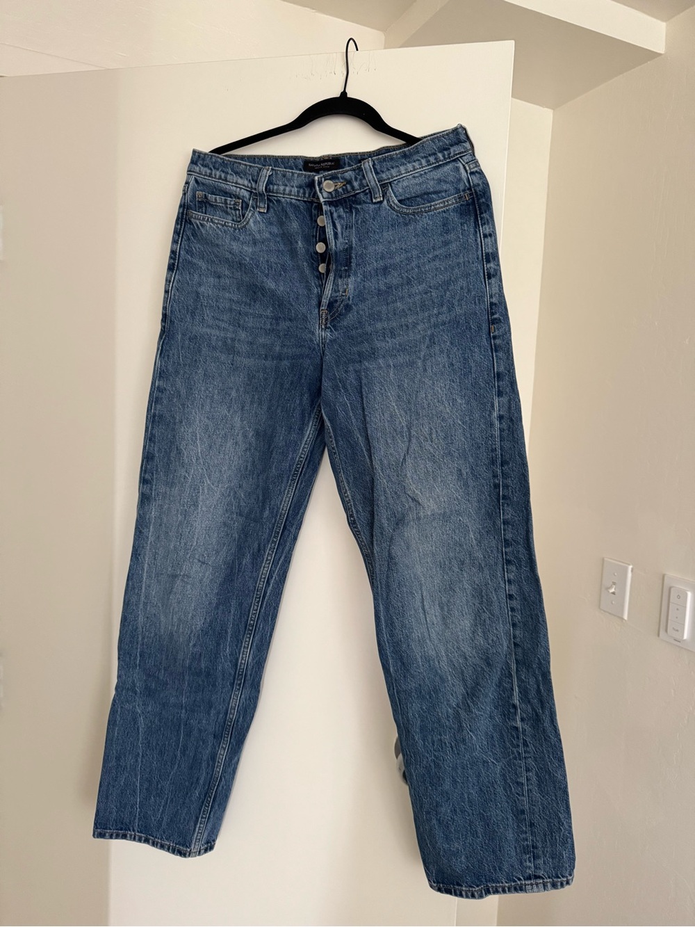 Banana Republic Straight-Leg Women's Jeans in Blue Wash
